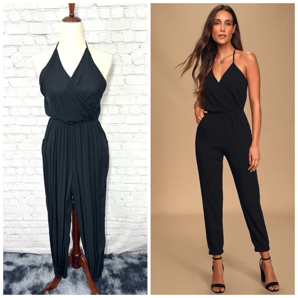 Lulus Pants - 🖤|•LULUS•| Lightweight Black Jumpsuit Size XS-Small